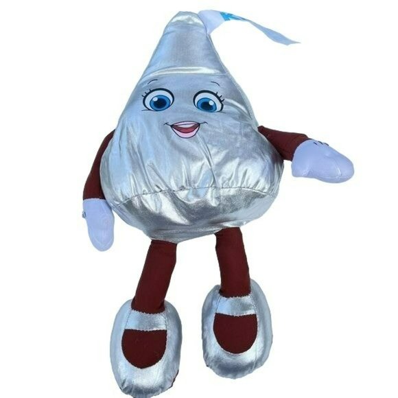 Hershey Park Hershey Kisses Girl Articulating Plush Doll Hershey Kiss 14x8in - Picture 9 of 9